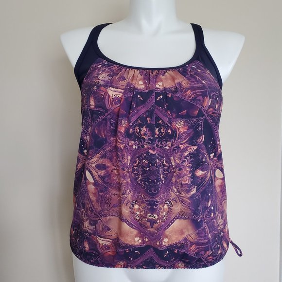 CALIA by Carrie Underwood Other - Calia Size XL 2-in-1 Tankini Top Strappy Tank Bra